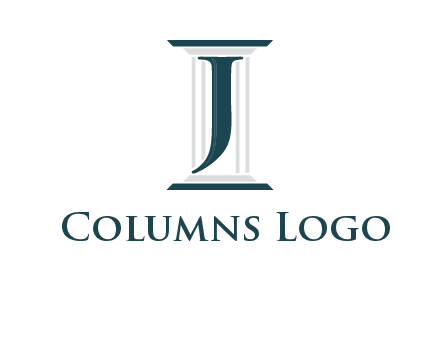 letter j inside court column logo