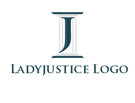 letter j inside court column logo