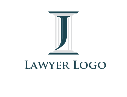 letter j inside court column logo