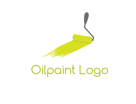 roller paint brush logo