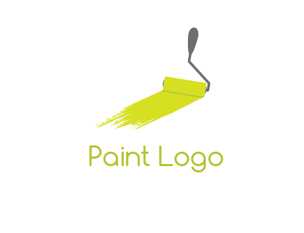 roller paint brush logo