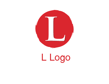 letter inside circle logo