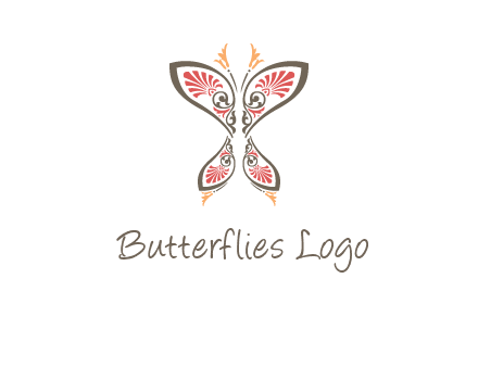 flourish butterfly illustration