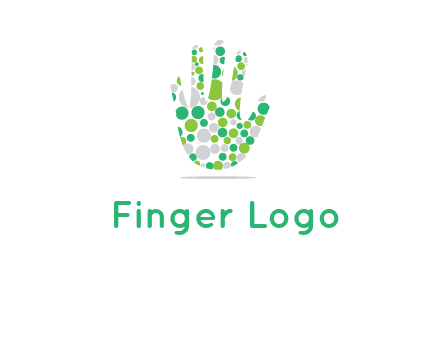 Dotted hand logo