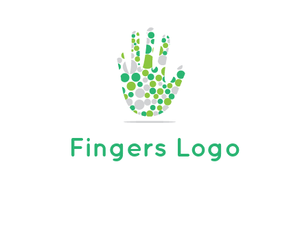 Dotted hand logo