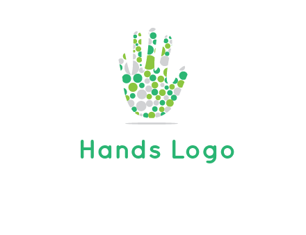 Dotted hand logo