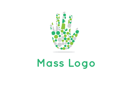 Dotted hand logo