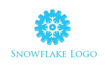 snowflake gear logo