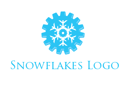 snowflake gear logo