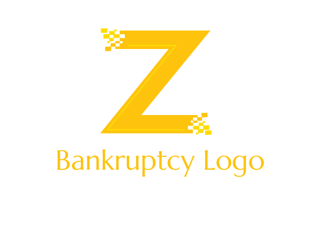 digital letter Z logo