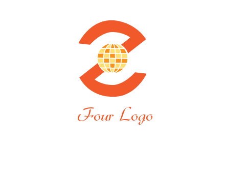 letter z globe logo