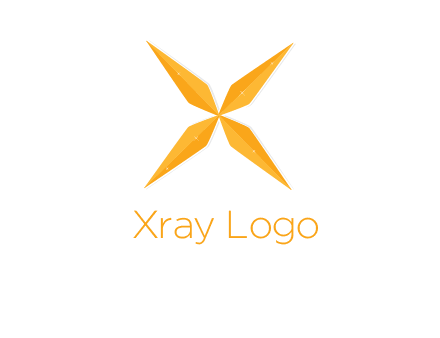 abstract letter X logo