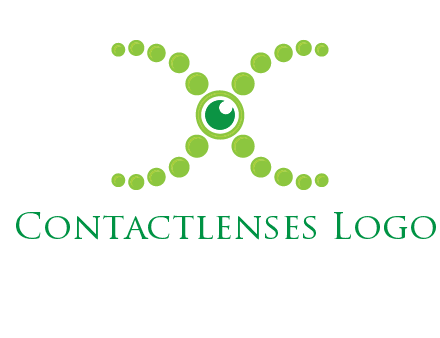 dotted DNA and letter X logo