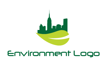 city on leaf logo