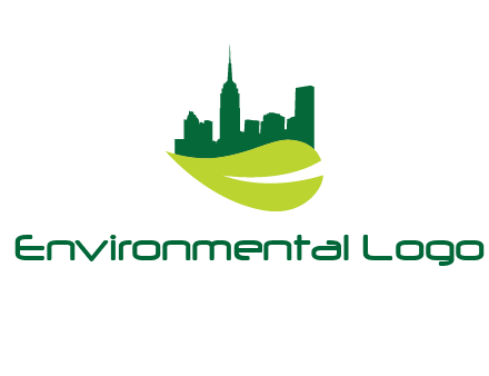 city on leaf logo