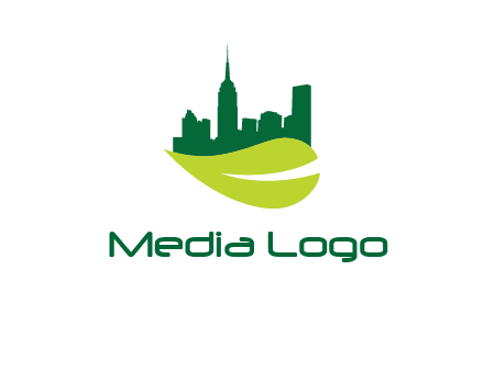 city on leaf logo