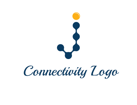 letter j connection logo