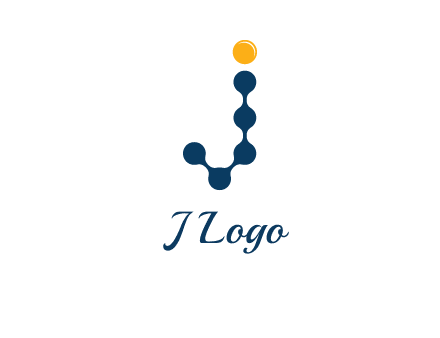 letter j connection logo