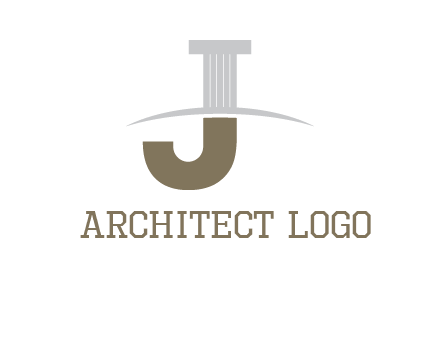letter j pillar logo
