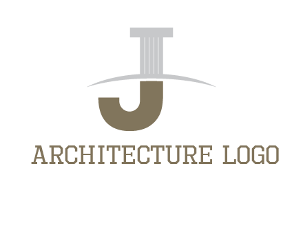 letter j pillar logo
