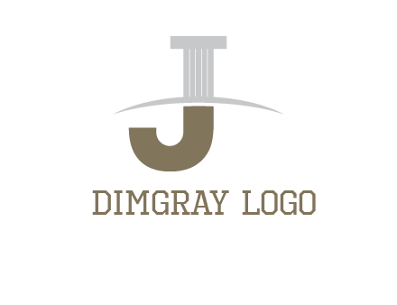 letter j pillar logo