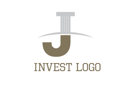 letter j pillar logo