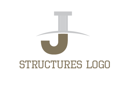 letter j pillar logo