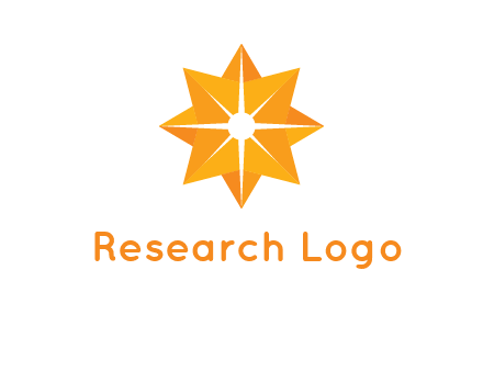 abstract star logo