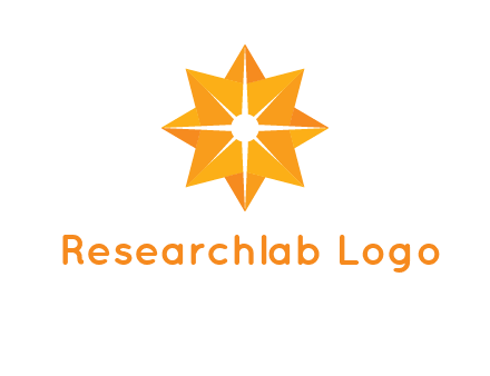 abstract star logo