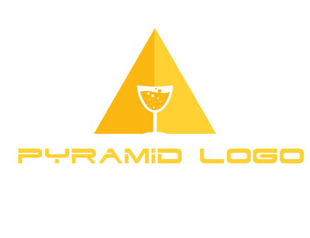 letter a pyramid logo