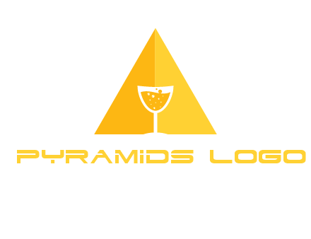 letter a pyramid logo