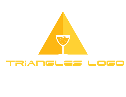 letter a pyramid logo