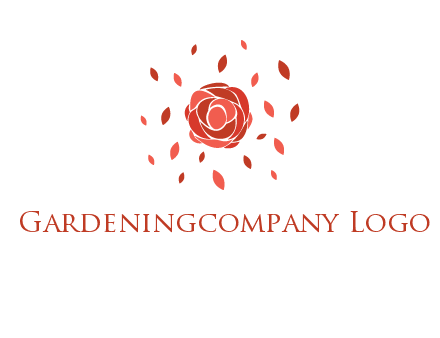 rose petals logo