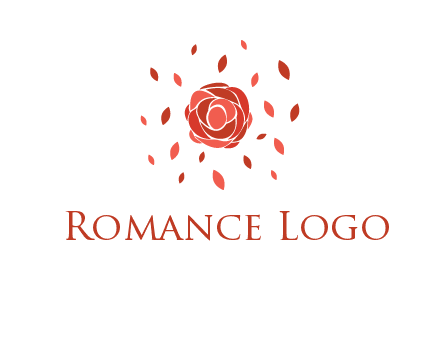 rose petals logo