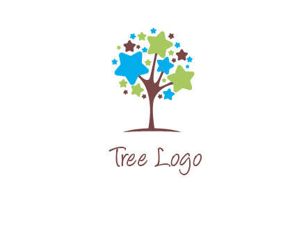 stars on tree logo