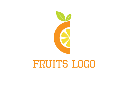 half orange logo