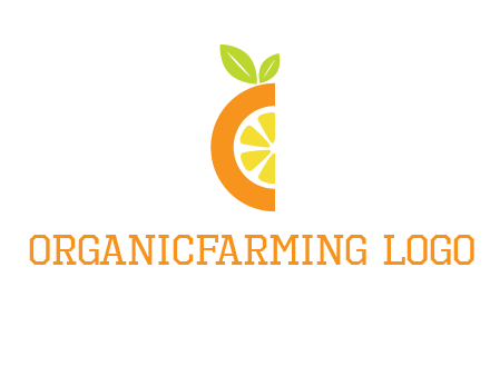 half orange logo