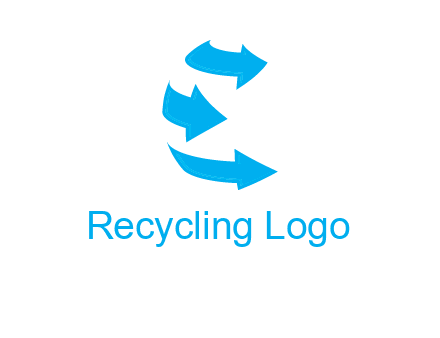letter e arrows logo