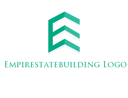 letter e building logo