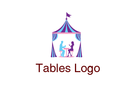 dinner in tent logo