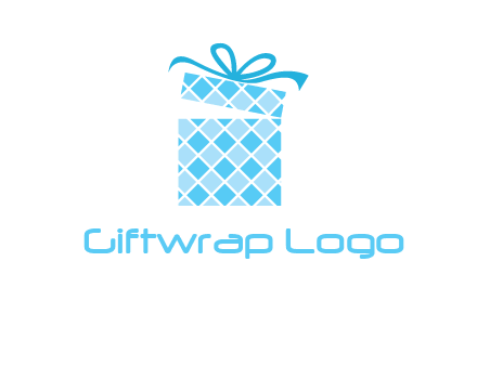 pattern gift box logo