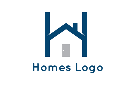 letter h house logo