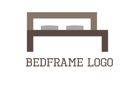 bed in Letter R logo