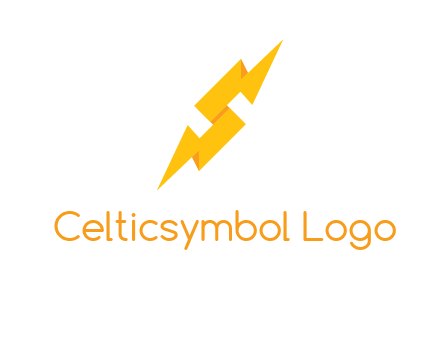 electric bolt in Letter s logo