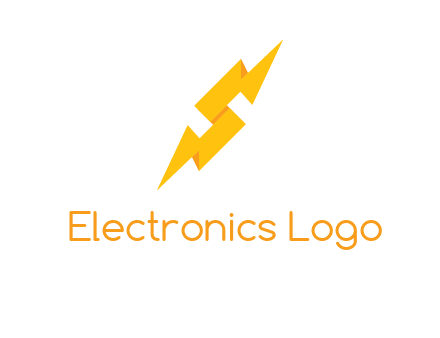 electric bolt in Letter s logo