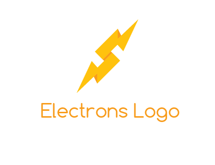 electric bolt in Letter s logo