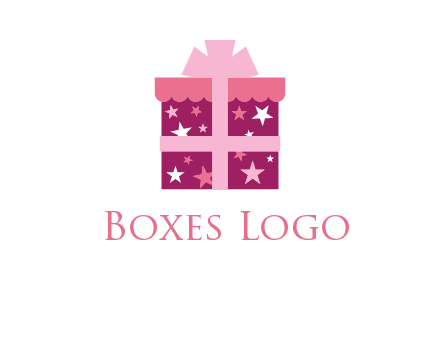 stars gift box logo