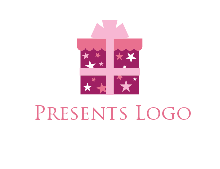 stars gift box logo