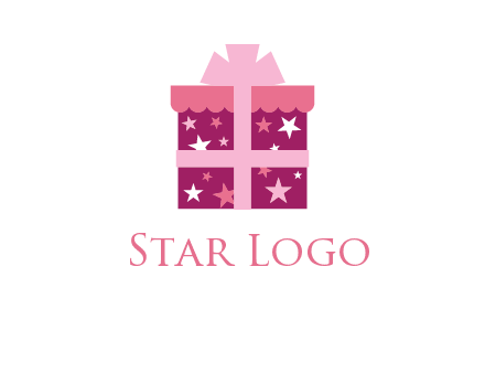 stars gift box logo