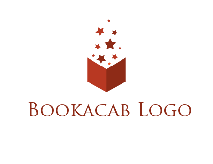 book with stars logo